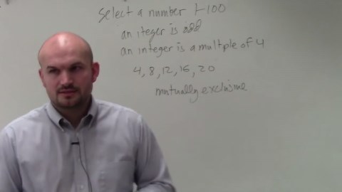 Determining if two events are mutually exclusive or not