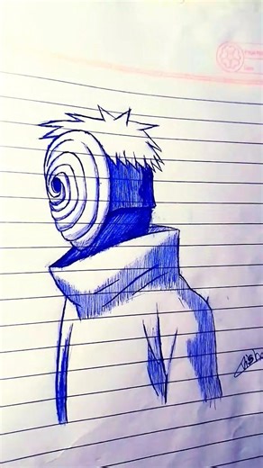 obito drawing ✨ (Naruto Shippuden) #obito #trending #viral