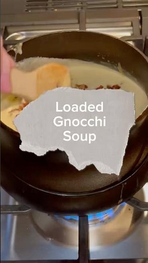 Loaded Gnocchi Soul #recipe #souprecipe #soup #soupseason