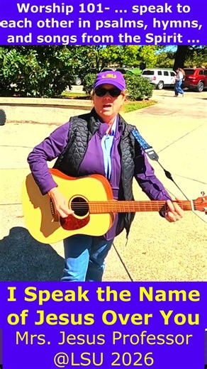 Worship 101- I Speak the Name of Jesus Over You LSU (Katy Nichole Cover)