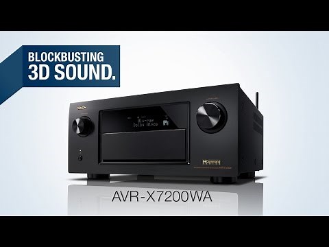 The AVR-X7200WA Network AV Receiver - Blockbusting 3D Sound