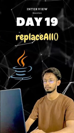 How To Use replaceAll() Method in Java | Java String Methods for Beginners #coding #shorts