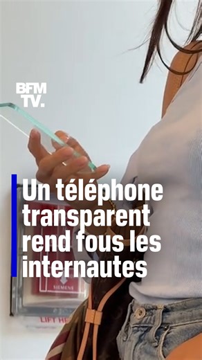 574K views · 1.5K reactions | Un téléphone transparent rend fous les internautes | BFMTV | Facebook
