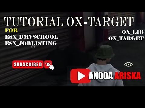 Tutor Installation Fivem Ox-Target di Script DMVSchool dan Joblist | Eye Target #esx #fivemscript