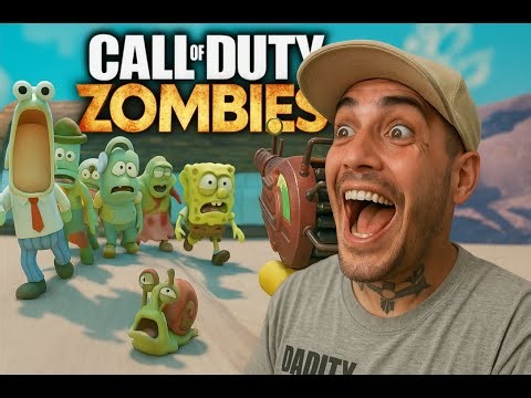 SPONGEBOB IN CALL OF DUTY ZOMBIES | THE BEST CUSTOM MAPS