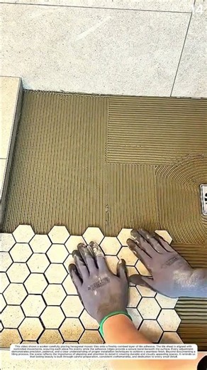 Tile Installation: How Hexagonal Mosaics Transform a Bare Floor into Precision