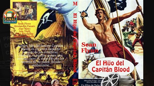 El hijo del capitán Blood (1962) HD. Sean Flynn, Alessandra Panaro