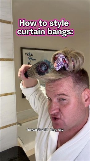🎀 The easiest way to get bouncy curtain bangs at home