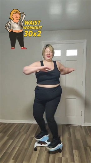 Workout on the Ab Twist Board 💪 #easyworkout #abtwistboard #plussizefitness | Jessica Broschart