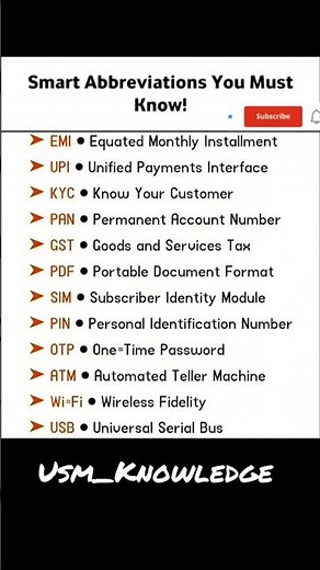 The Smartest Abbreviations You Aren't Using Yet 🤫❌