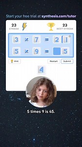 Better than a human tutor, and much more affordable. Watch your child’s math skills soar this school year with Synthesis Tutor. | Synthesis | Facebook