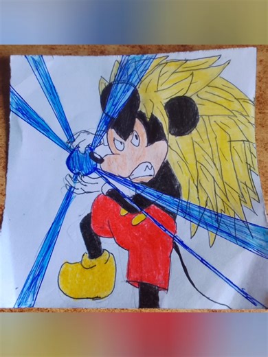 #mickeymouse en ssj 3 #disney