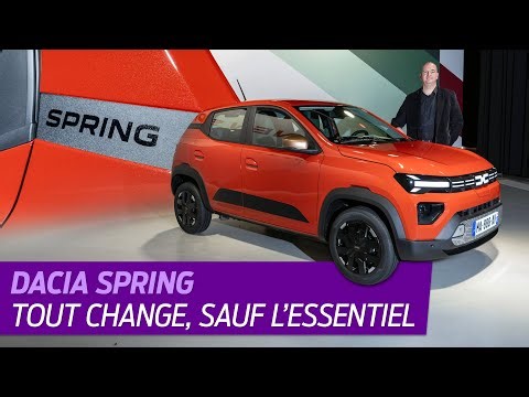 DACIA SPRING restylée (2024). Tout ce qui change sur la moins chère des électriques