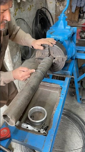 Handmade Cup Type Compression Spring | 4 Inch Open Bore | 1.7mm Wire #shorts