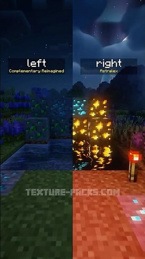 Minecraft Shaders: Complementary Reimagined or AstraLex? #shorts