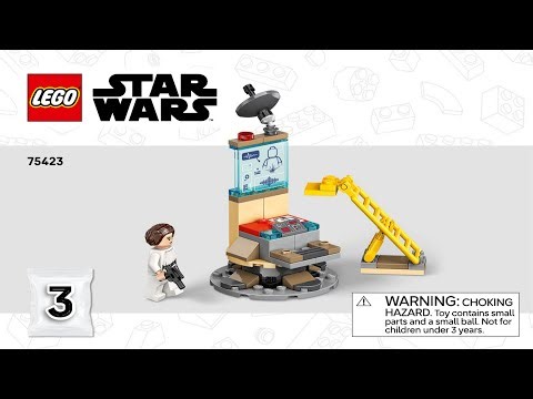 LEGO Instructions - Star Wars - 75423 - Luke's Red Five X-wing - SMART Play (Book 3)