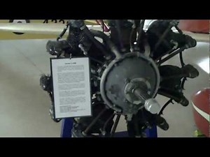 JACOBS L-4MB 7-Cylinder Radial Engine aviation museum