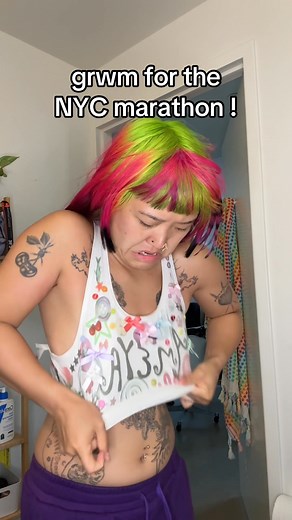 369K views · 2.5K reactions | pov: I woke up 2hrs later than expected  and have 15min to get dressed (so this is the only #grwm ur getting this morning) #nycmarathon | Ameya Okamoto | Facebook