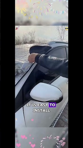 Frost-Free Winter Driving! Magnetic Car Snow & Ice Protector - Easy Install Windshield Cov
