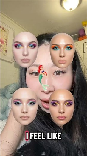 Disney Princess MATCH Makeup GIRL 💄 GAME 🧜🏻‍♀️ #shorts