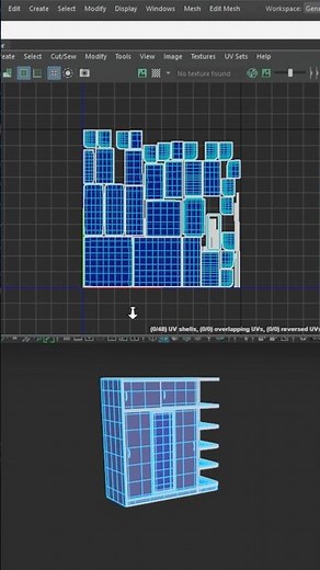 Quick Maya Tips: Perfect UV Layout in One Click #uv #3dmodeling #modelingtips