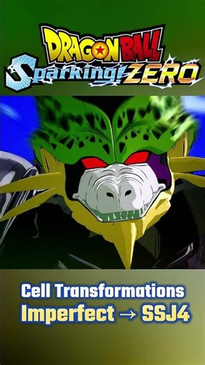 Cell Transformations (Imperfect to Super Saiyan 4) | Dragon Ball Sparking! ZERO Mods