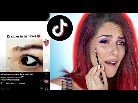 Ich teste tik toks fragwürdige Make up Hacks & Videos... 😂