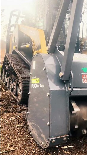 SKID STEER FORESTRY MULCHING #forestrymulching