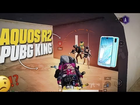 Aquos R2 PUBG Mobile Gameplay | Full Test, FPS, Heating & 1v3 Clutch 😱