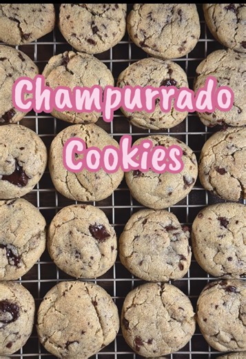 Your woman doesn’t want flowers fo Valentines Day! Make her some Champurrado Cookies instead. If you’re coming down to the wire and need a last minute recipe, this here is for you! Here is the Recipe: - 1 cup chocolate chips of your personal preference Dry: - 1 1/4 cups AP flour - 3/4 cups Maseca (instant Masa) - 1/2 tsp Fine Salt - 1/2 tsp baking SODA - 1/2 tsp ground cinnamon - dash of canyenne Make sure to whisk these all together thoroughly. Wet: - 10 tbsp melted butter - 3/4 cup brown sugar