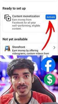 Content Monetization Activate Kaise Milega 😍 Logo Change Content Monetization Tools #facebook #fb