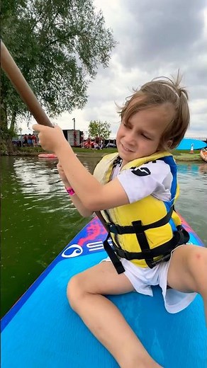 Kids Learn Paddle Boarding 🏄‍♂️💪 | Building Strength & Skills