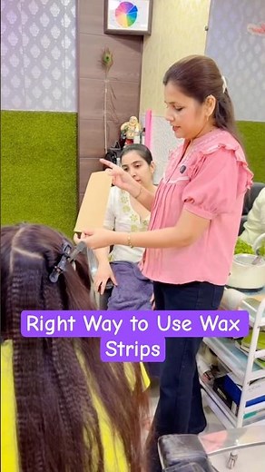 Right Way to Use Wax Strips | Professional Waxing Technique for Beginners ✨