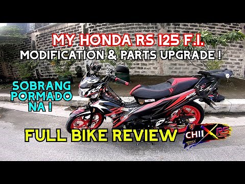 HONDA RS125 FI FULL BIKE REVIEW | ANONG PARTS UPGRADE & MODIFICATION GINAWA KO DITO ? WORTH IT BA ?