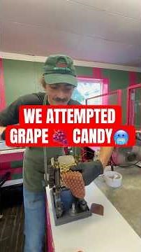 We Attempted Making Grape Candy