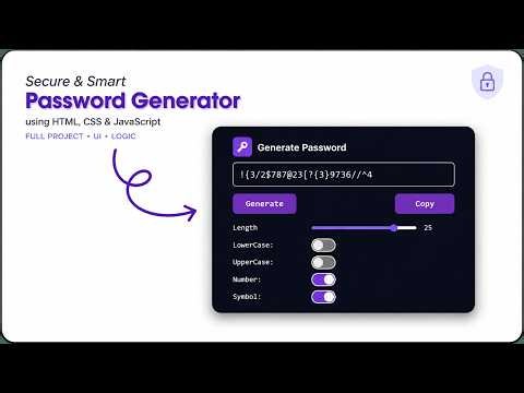Build a Password Generator in JavaScript