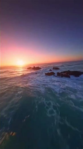 AI Cinematic Sunset by the Beach 🌅 | Ultra Aesthetic Visual