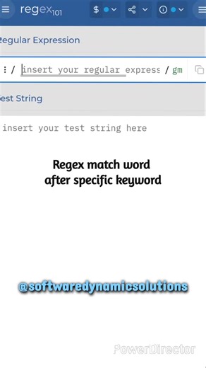 Regex match word after specific word