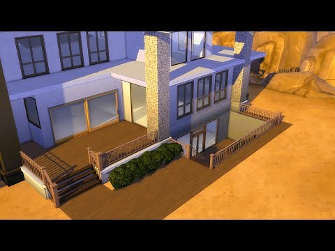 EASY tutorial on how to do a Walk Out Basement// Sims 4