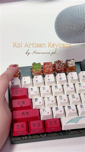 Koi artisan keycaps that elevate any keyboard