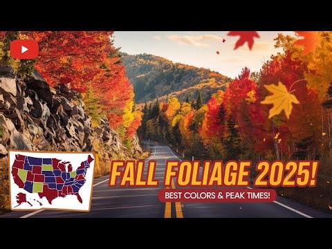 Fall Foliage 2025: When and Where to See the Best Colors!#FallFoliage #AutumnTravel#LeafPeeping #us