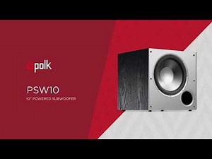 Polk Audio PSW10 10" 100-Watt Powered Subwoofer Overview