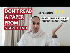 How to Read Any Research Paper Faster Than Everyone Else