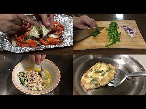 Crab Omelette Recipe | How to Cook Crab with Eggs