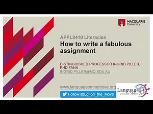 How to write a fabulous assignment