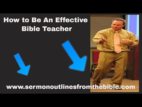 How to Be an Effective Bible Teacher
