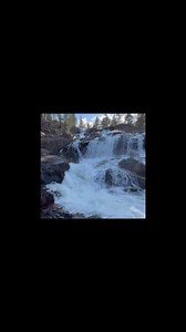 Here’s the Glen Alpine waterfalls flowing fast above Fallen Leaf Lake near Camp Richardson on Lake Tahoe’s south shore. The lower falls are close to the road, then you can keep hiking along a nice trail that starts at Lilly Lake and takes you higher for 6.8 miles with an old spring on the way. Pretty views here sent in by Angela De Leon a couple days ago. Thanks Angela! | Adventures With Jeff Martinez
