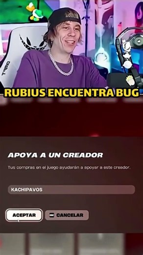 RUBIUS REVELA TRUCO PARA CONSEGUIR SU SKIN GRATIS #fortniteskins #fortnitepavos #vbucks