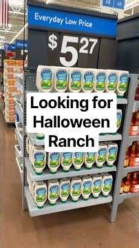On the look for Halloween ranch! #ranch #halloween #shopping #foodie #fall