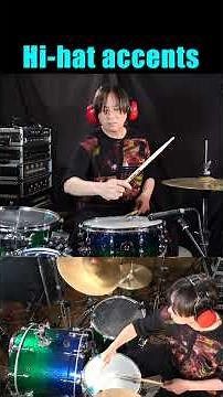 Hi-hat accents！！！ 最大級！ハイハットのアクセントの付け方 #drums #sakaedrums #hihat